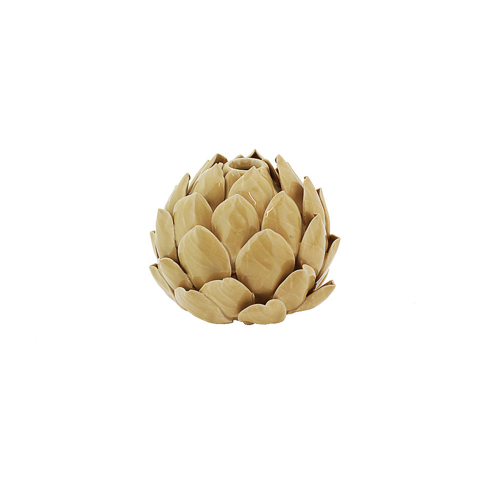 Flower Vase Ceramic 14x14x12cm-Yel(4/12)