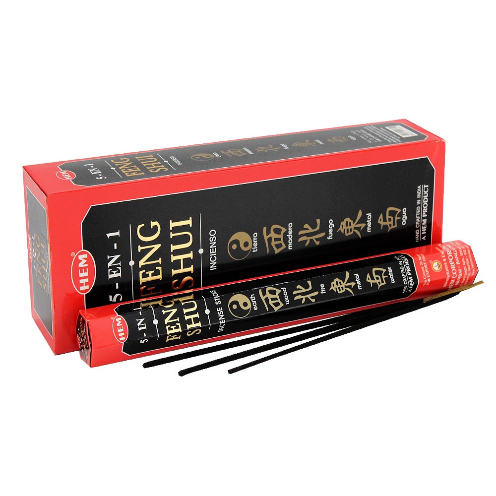 HEM Hexagon Incense-Feng Shui 5 in1(S/6)