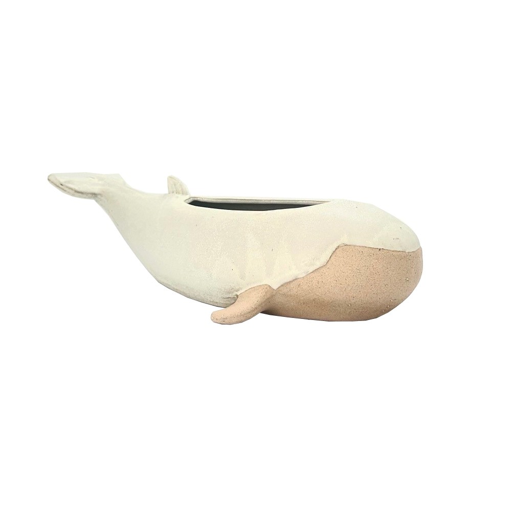 Pot Whale-Cream 29.6x12.6x9.2cm (2/12)