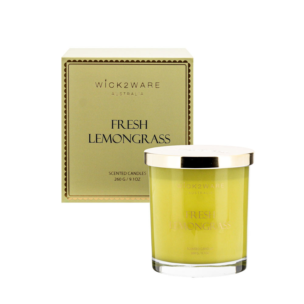CandleJar260gBox FreshLeomongrassGn(1/6)