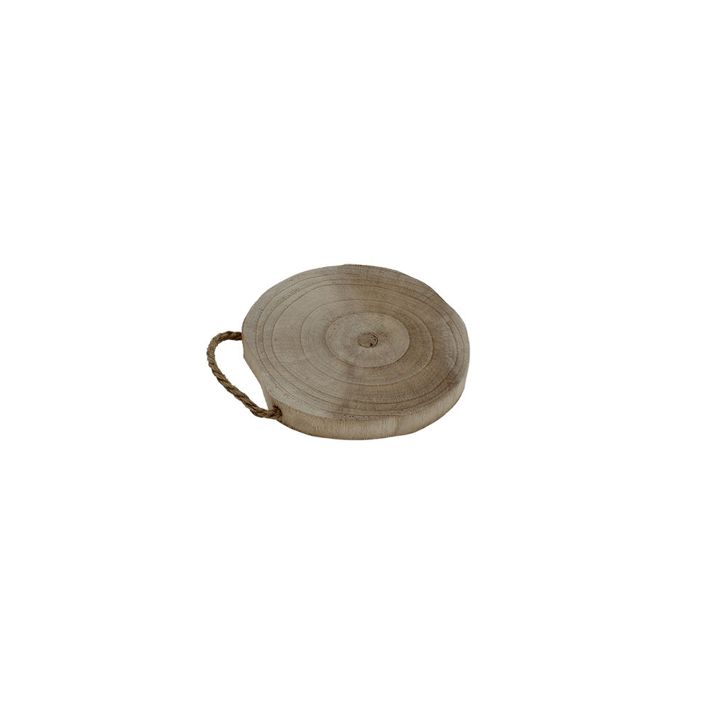 Wood Serve Platter Rd 20x20x2.5cm(24/24)