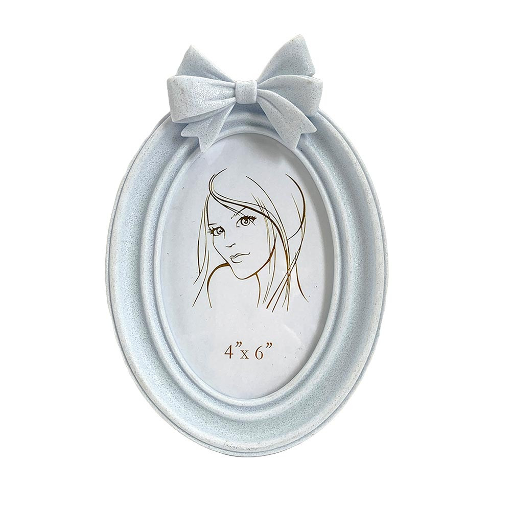 PhotoFrameRd W/Ribbon 4x6InchBlue(1/18)