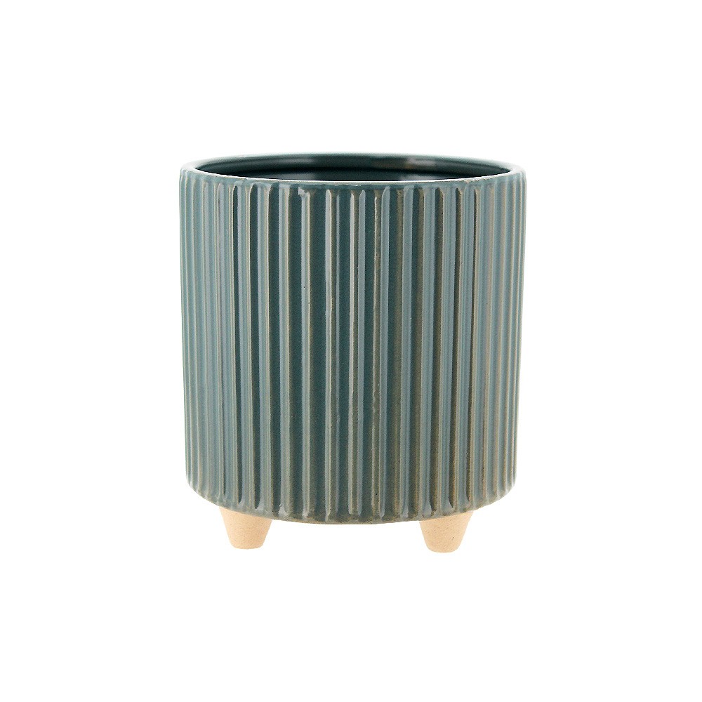 Planter Round 13.5x14.3cm - Green (2/8)
