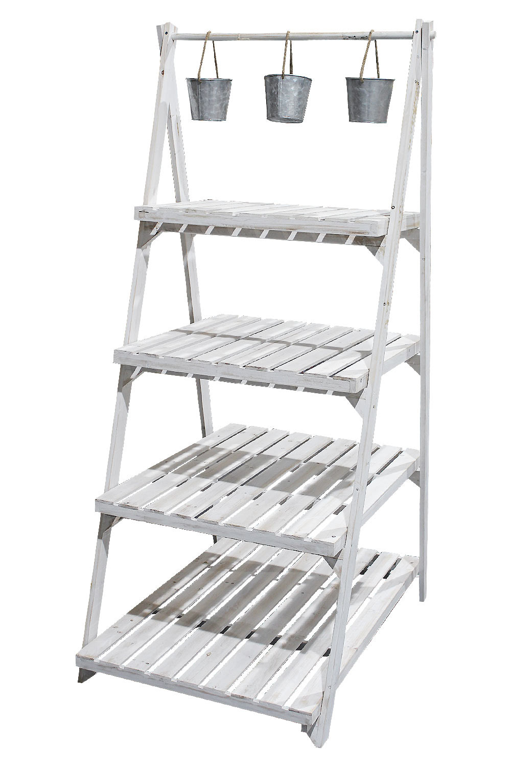 ShelfWoodenw/ZincPlanter98x68x174cm(1/1)