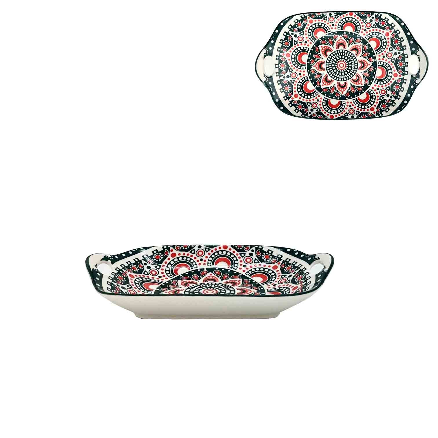 Turkish Style 11Inch PlateGrn&Org(6/18)