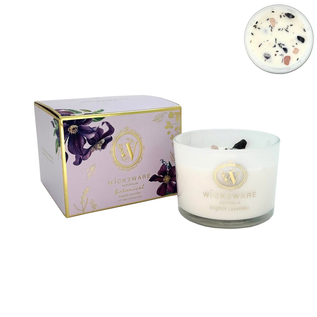 Candle SOY Jar320gEnglishLavender(6/12)