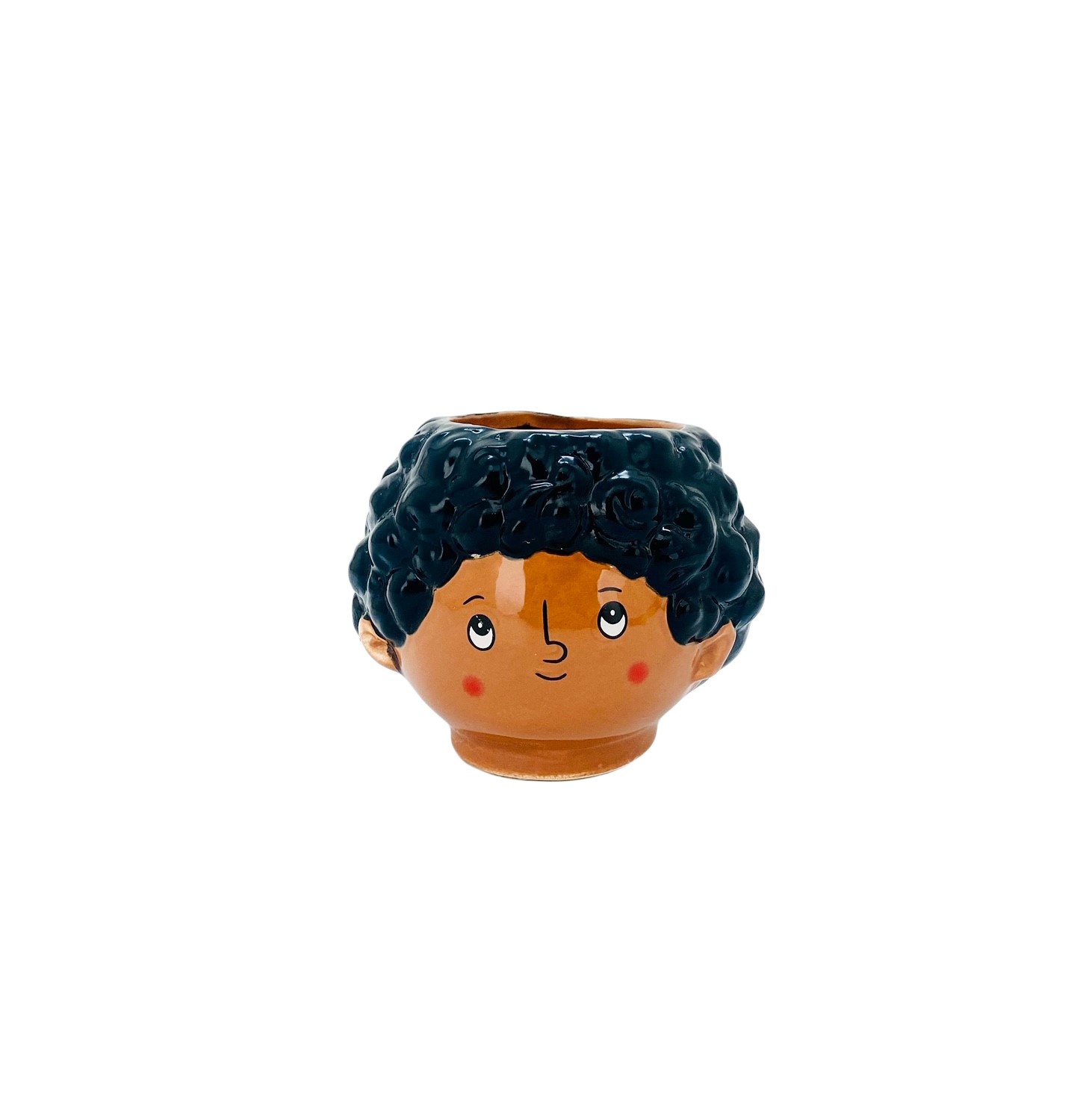 Pot Boy Head 13x12x10cm (3/18)