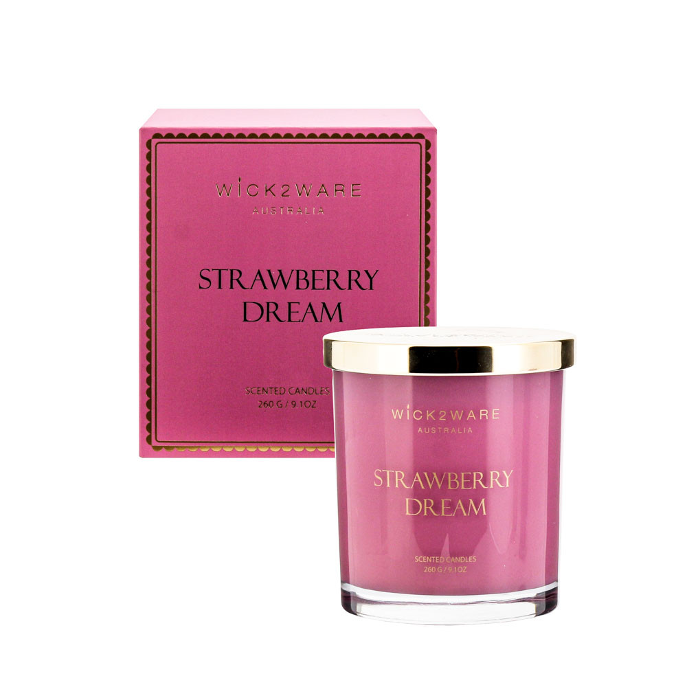 CandleJar260gBox StrawbeyDreamHotPk(1/6)