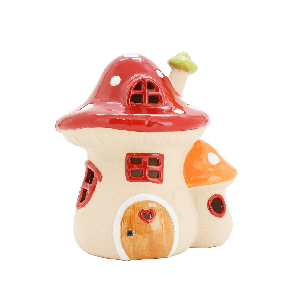 DecoMushroomLantern18x14.7x19cmRed(1/6)