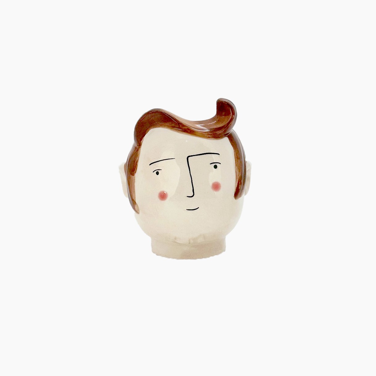 Pot Figure Head 12x11x13.5cm (6/18)