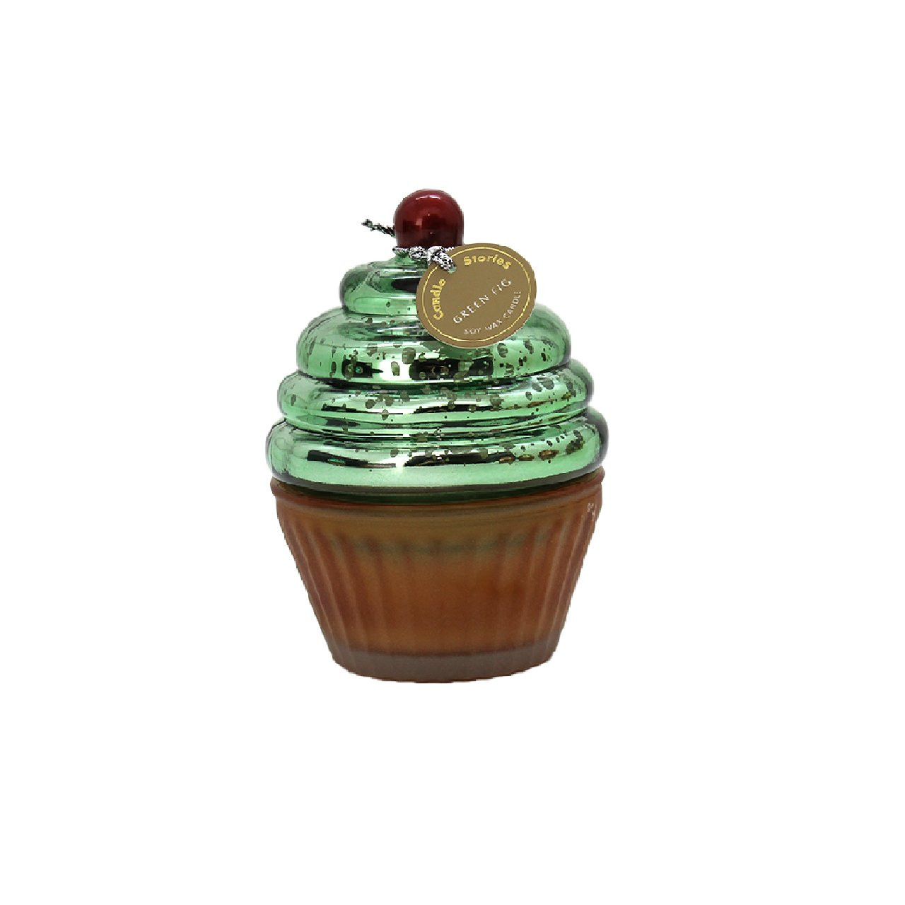 Candle Cup Cake Ceramic-Green Fig(6/6)