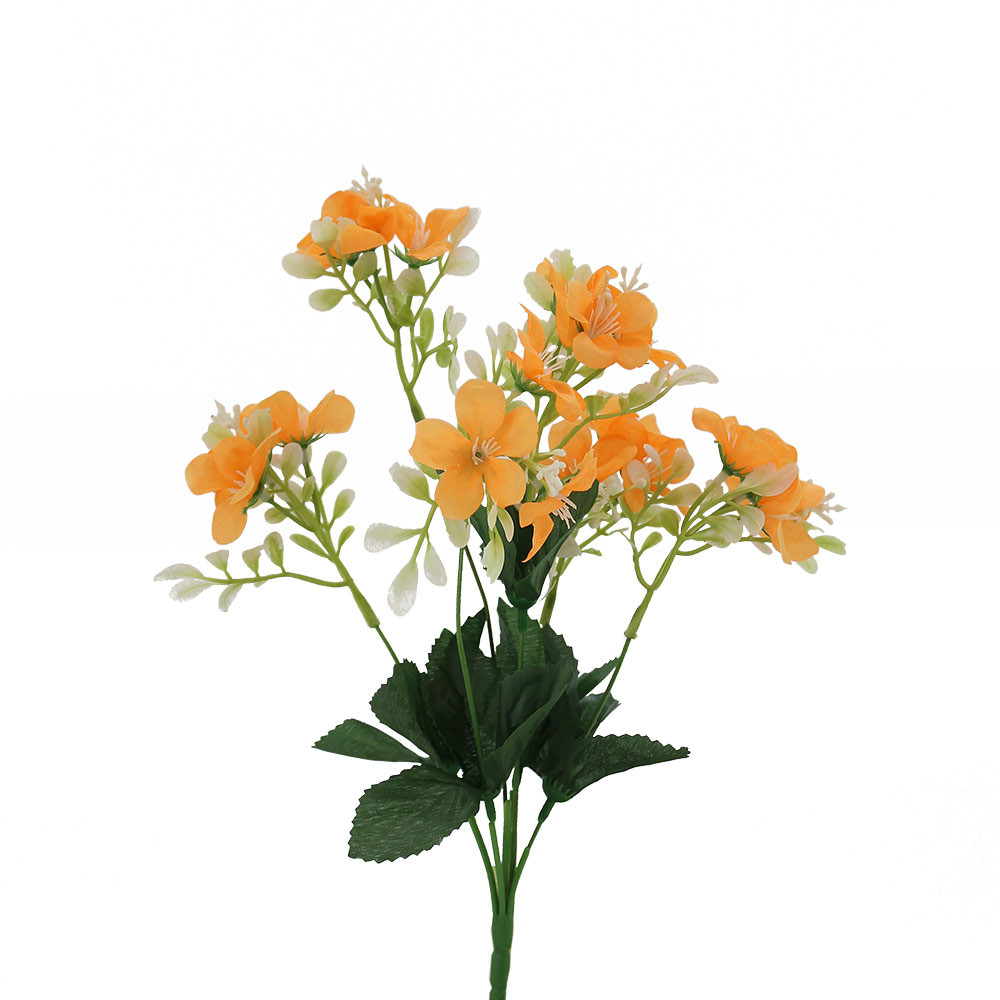 Flower Plum Bush 18x35cm-Orange (24/240)