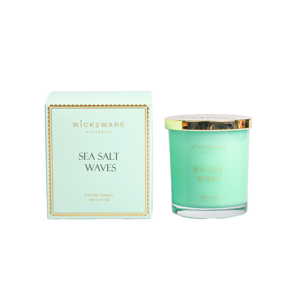 CandleJar260gBox Sea Salt WavesBlue(1/6)