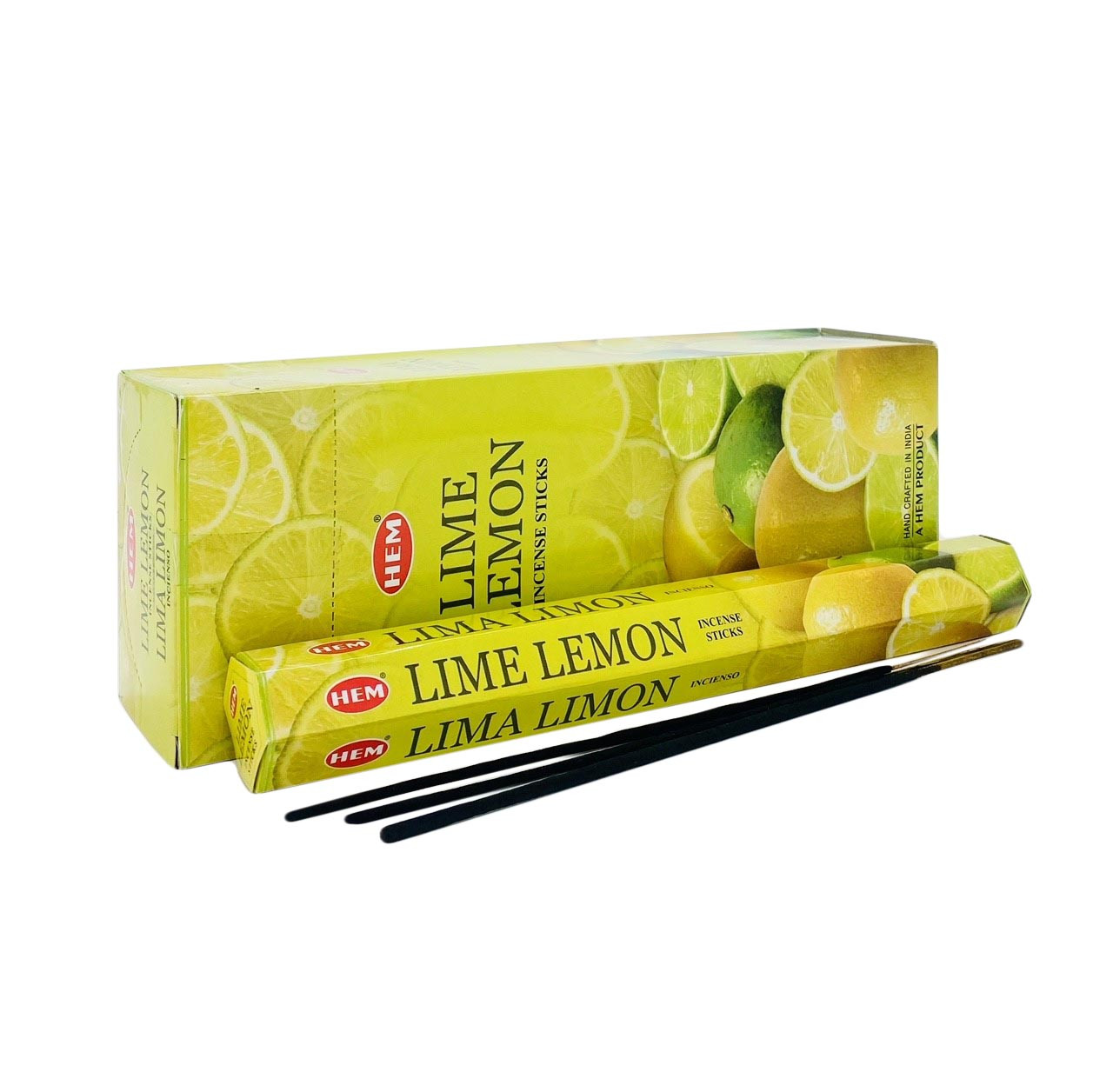 HEM Hexagon Incense-Lime Lemon (S/6)