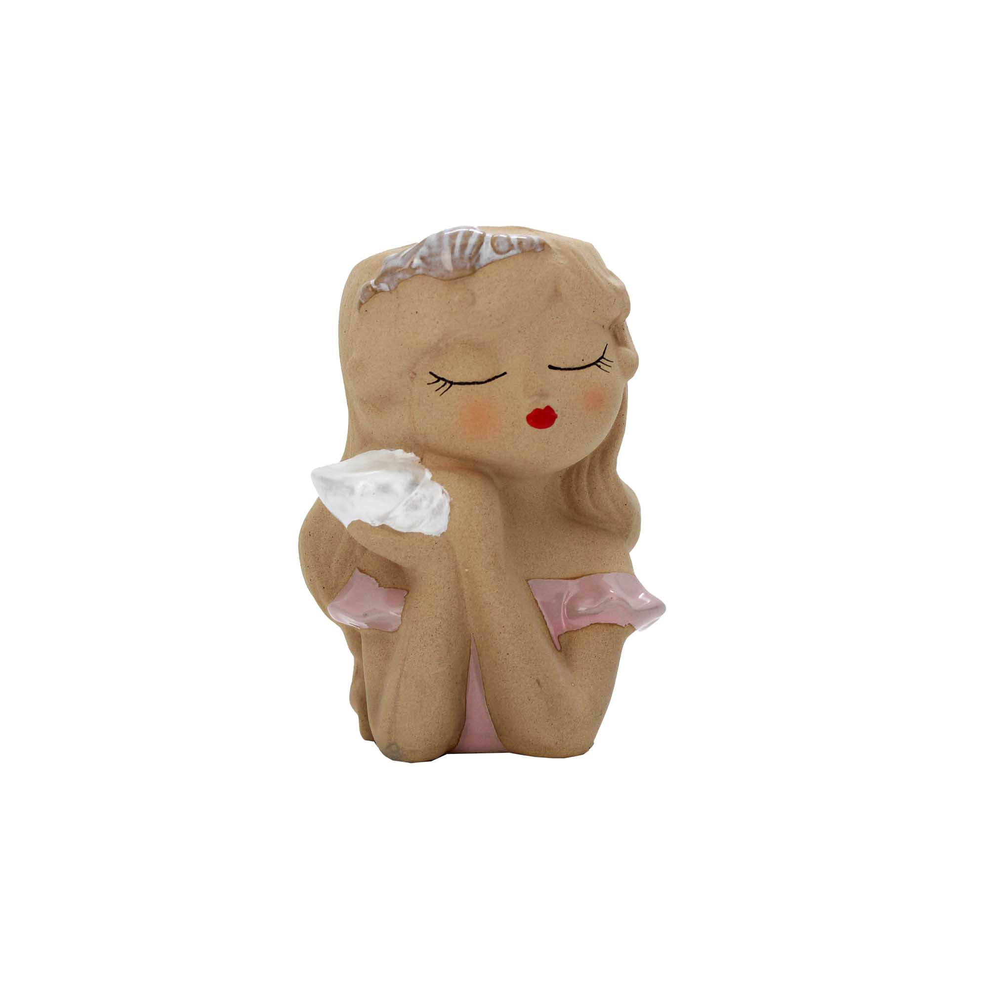 Pot Girl Green Dress 10.9x9x15.7cm(2/12)