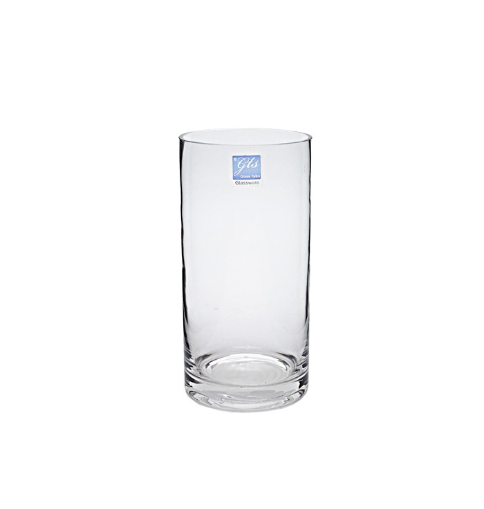 Glass Cylinder Vase 10x20cmH (1/12)