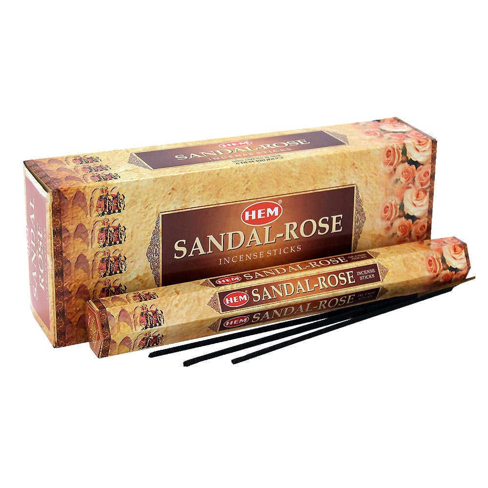 HEM Hexagon Incense-Sandal Rose (S/6)