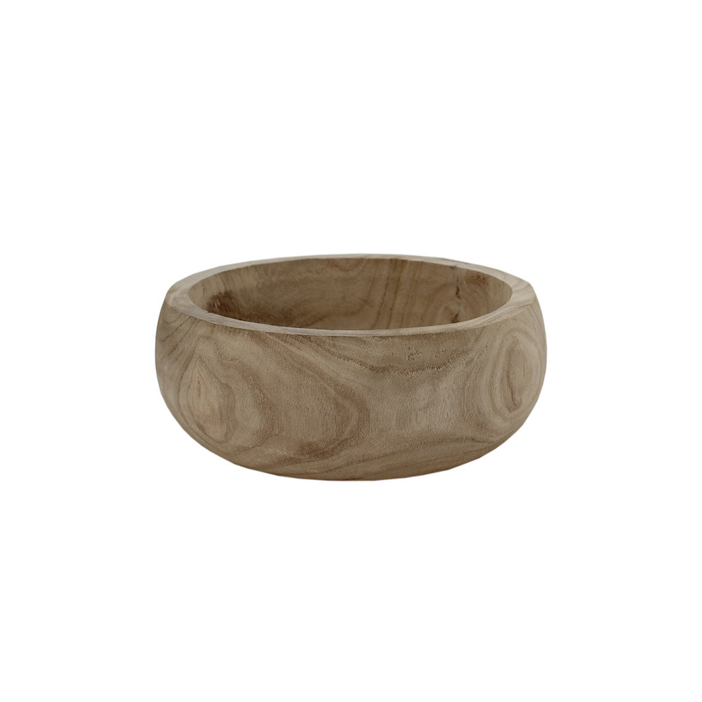 Wood Bowl Round 26x26x10cm (10/10)