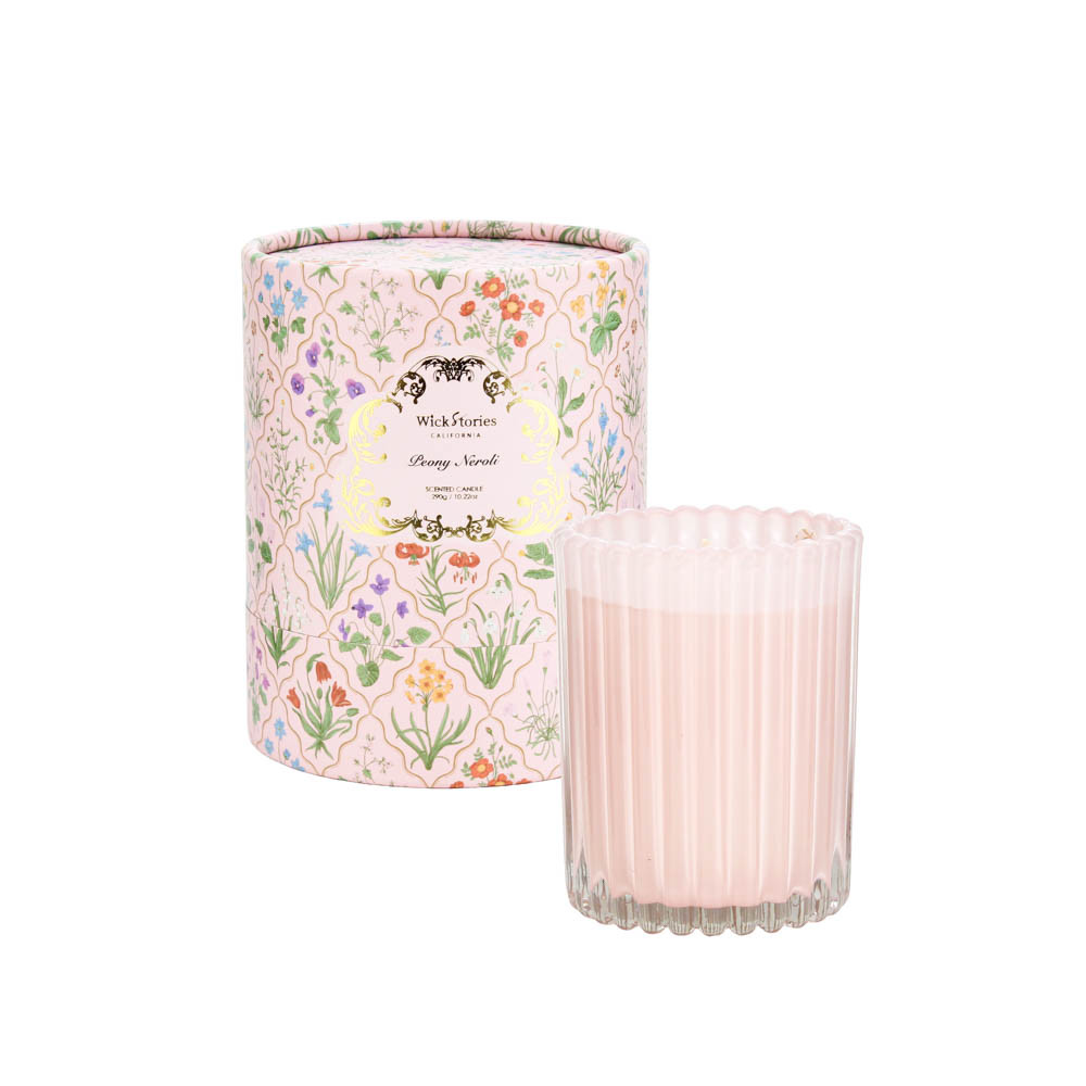CandleJarSOY290gPeonyNeroli- Pink (1/6)