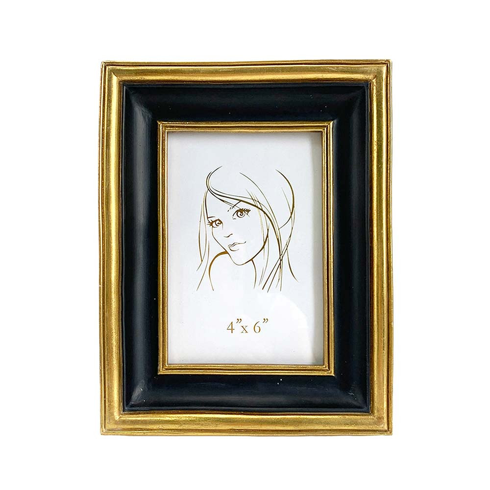 Photo Frame 4x6Inch Navy Blue&Gold(1/18)