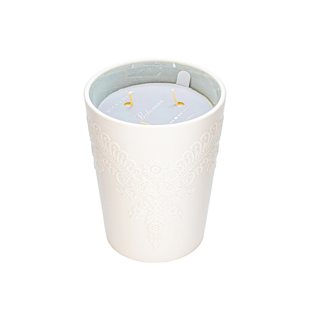 Candle 700g Ceramic Bohemian (1/4)