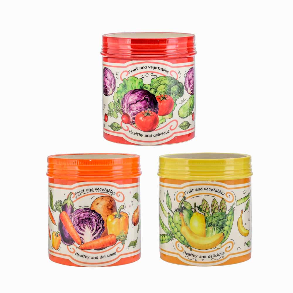 Pots Round Vegetable12.2x13cmHMix(6/24)