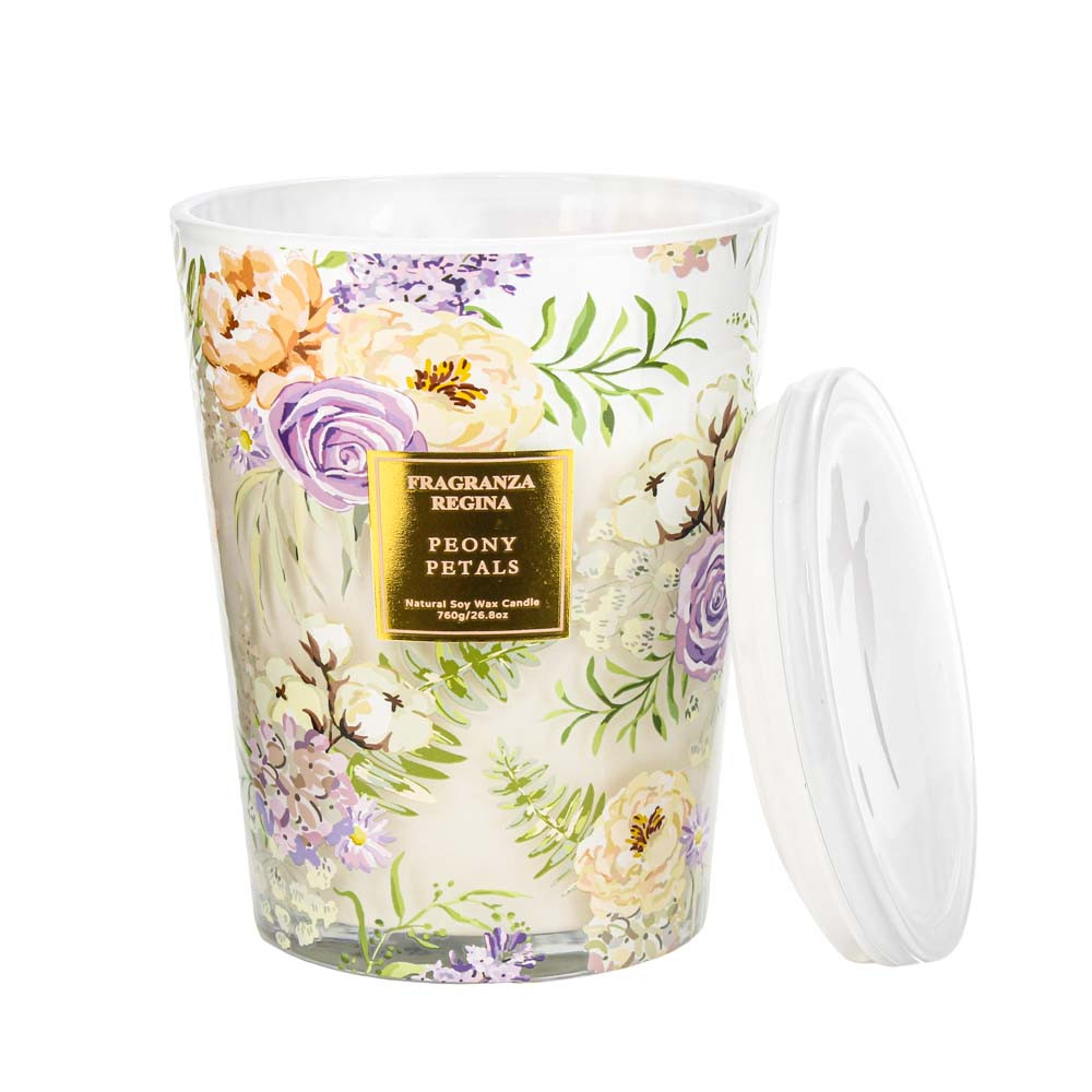 Candle Jar SOY 760g Peony Petals (1/6)