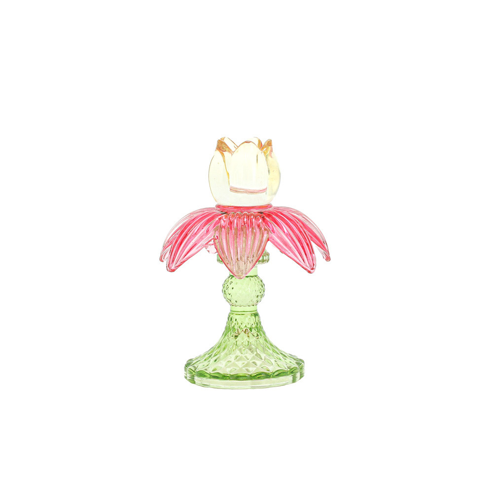 Glass Candle Holder 11x15.5cm (12/12)