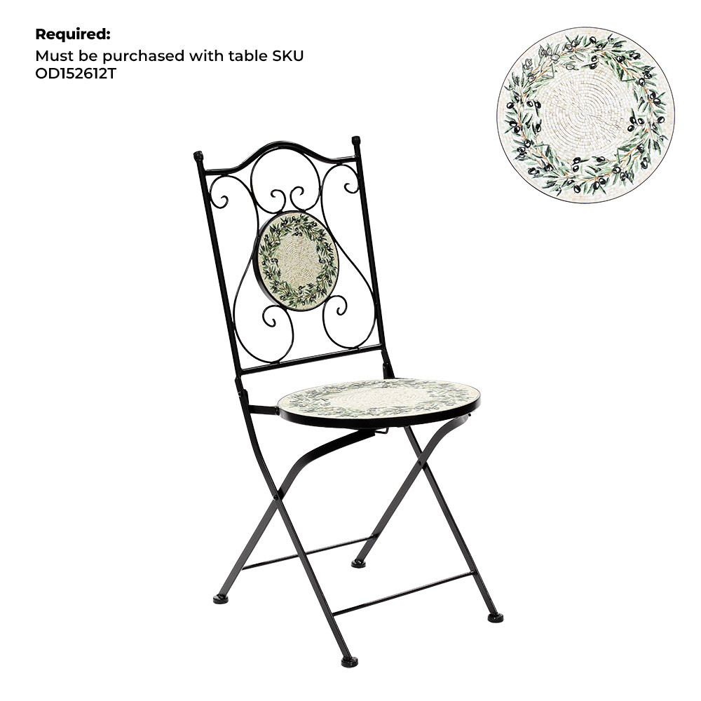 Chair Metal D38x46-90cm (2/2)