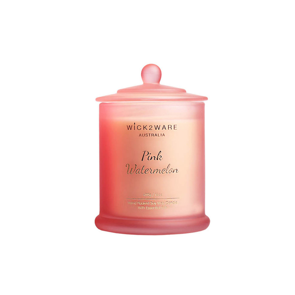 Candle Jar 400g Pink Watermelon-Red(1/6)