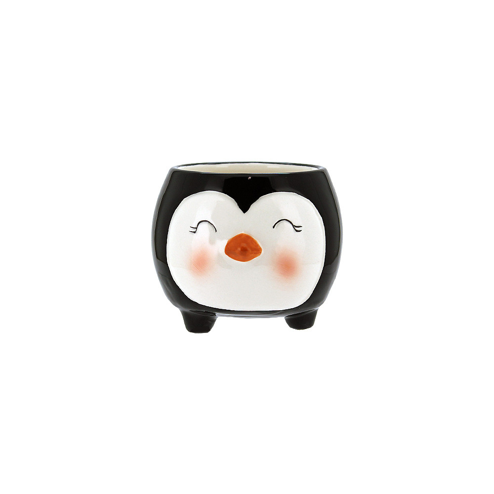 Pot Penguin 9.5x9x7.7cm (6/24)
