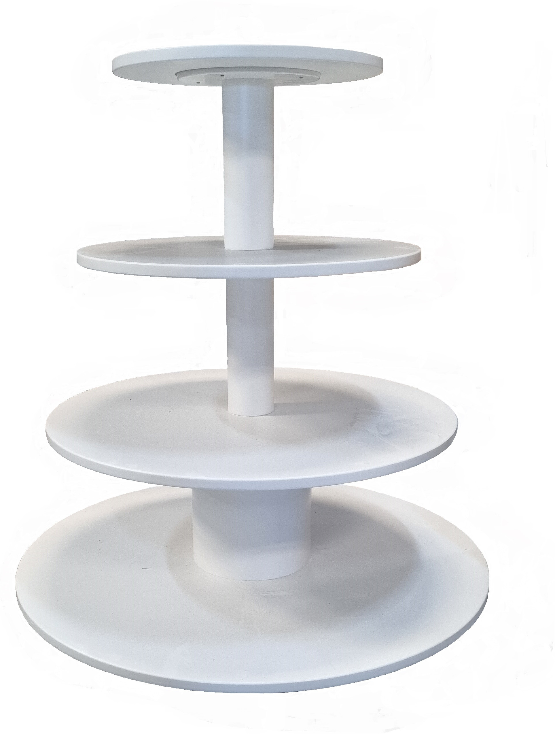 Display Stand 4 Tiers Rd Wht(1/1) 122cmH