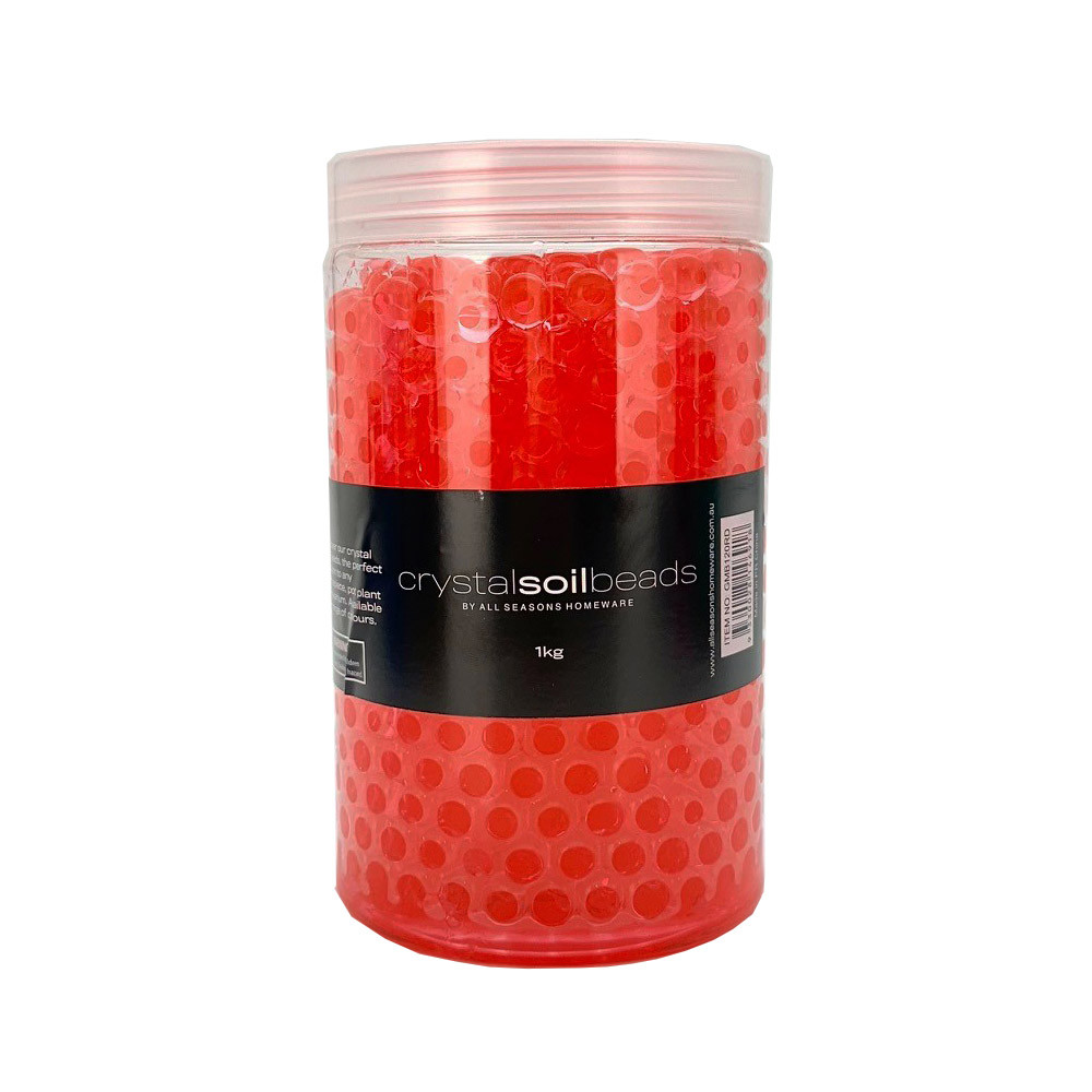 Crystal Soil Beads Hydrated1KgRed (6/6)