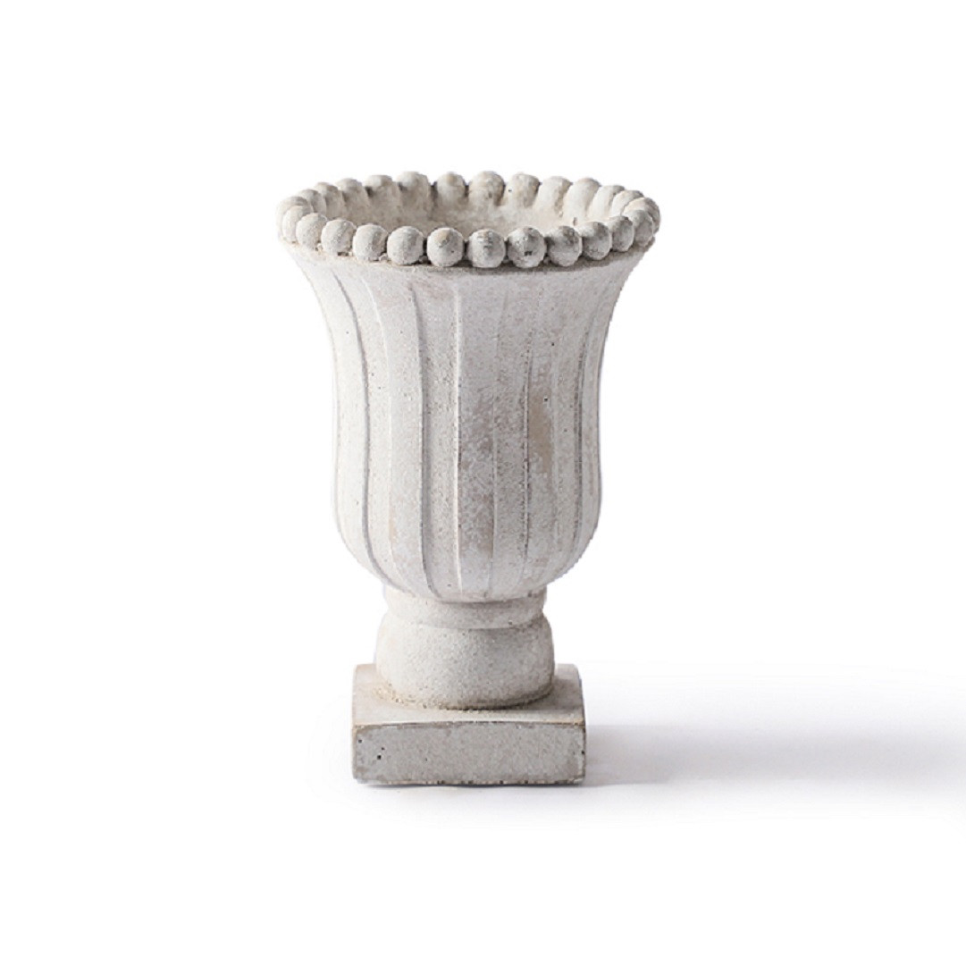 Pot Urn Cement 13.5x13.5x19.5cm (1/6)