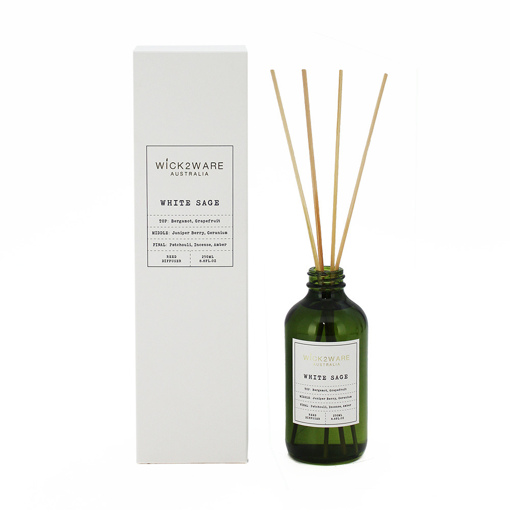 Diffuser250mlGreenBottle-White Sage(6/6)
