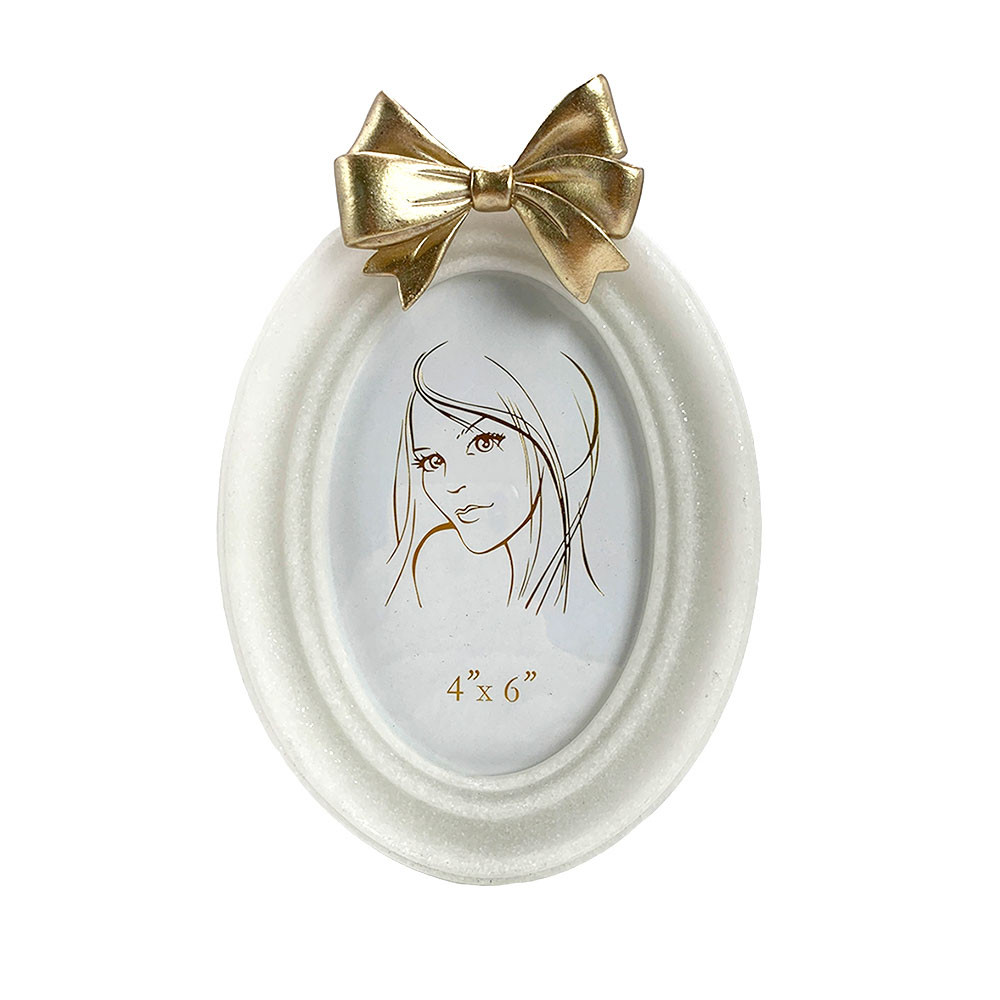 PhotoFrameRdW/Ribbon 4x6InchWhite(1/18)