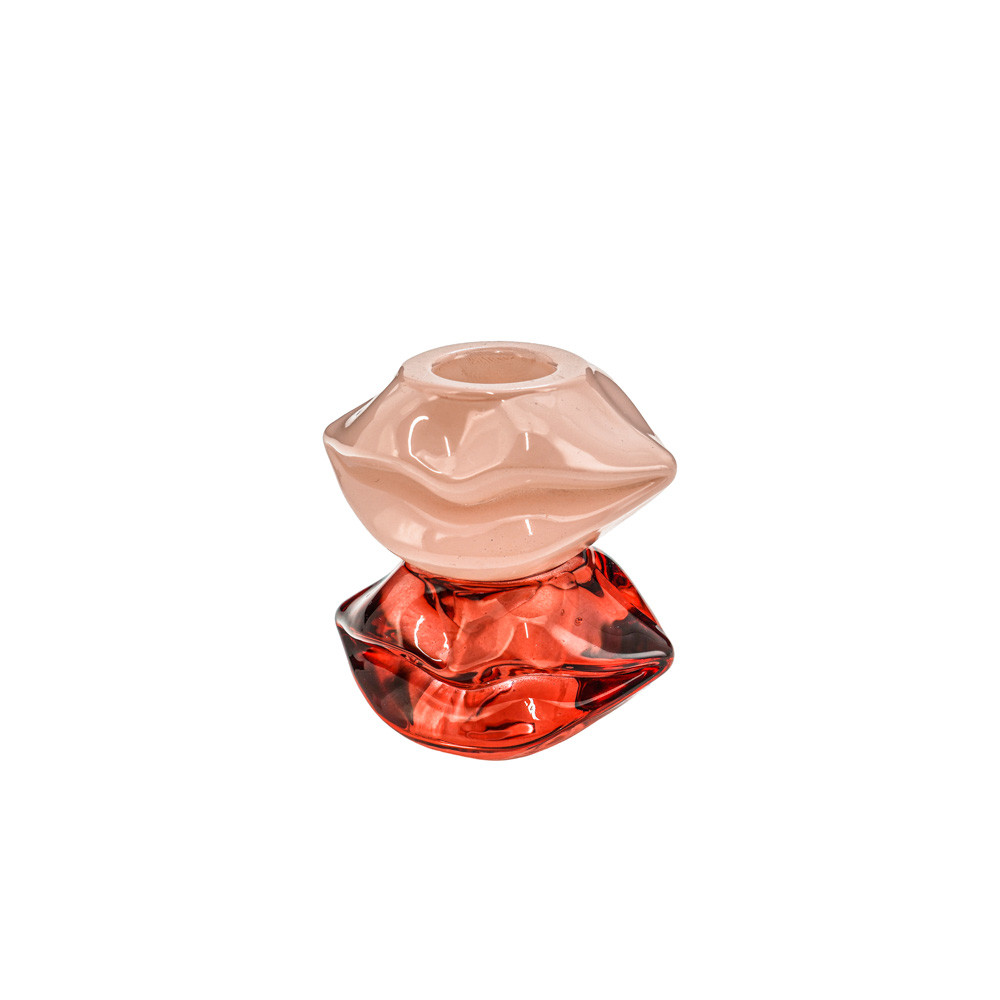 Candle HolderDoubleLip7.5x5.3x4cm(12/24)