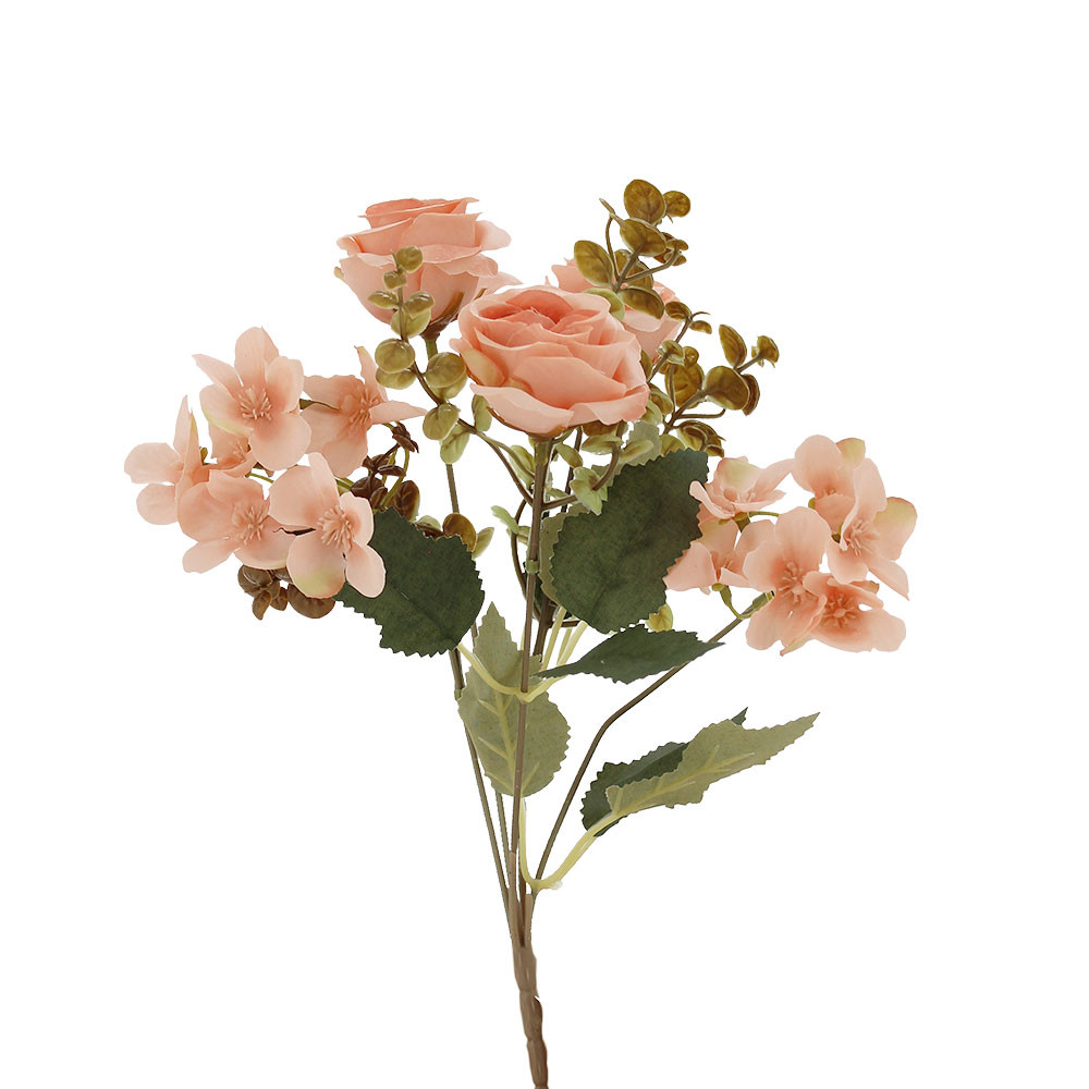 Flower Rose Bush 5x30cm-Pink (24/240)