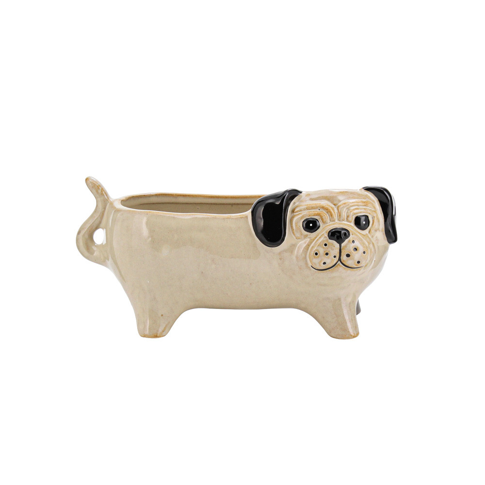 Pot Pug 21.7x10.5x10.1cm - Cream(1/12)