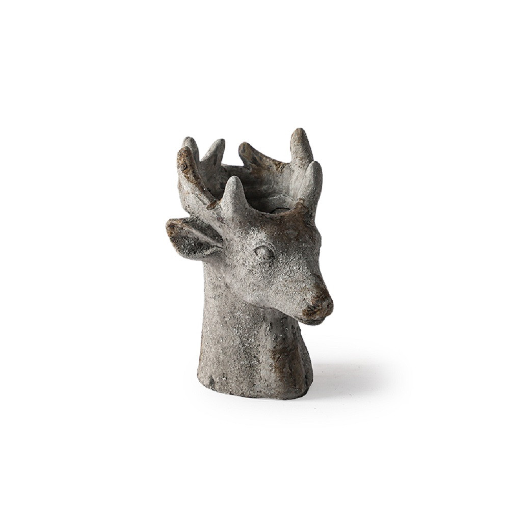 Pot Deer Cement 18x14.5x20.5cm (1/6)