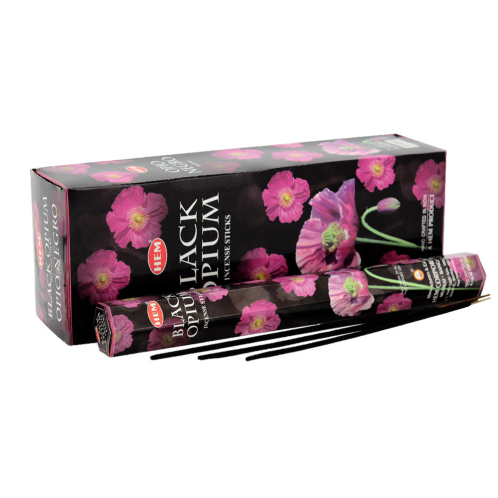 HEM Hexagon Incense-Black Opium (S/6)