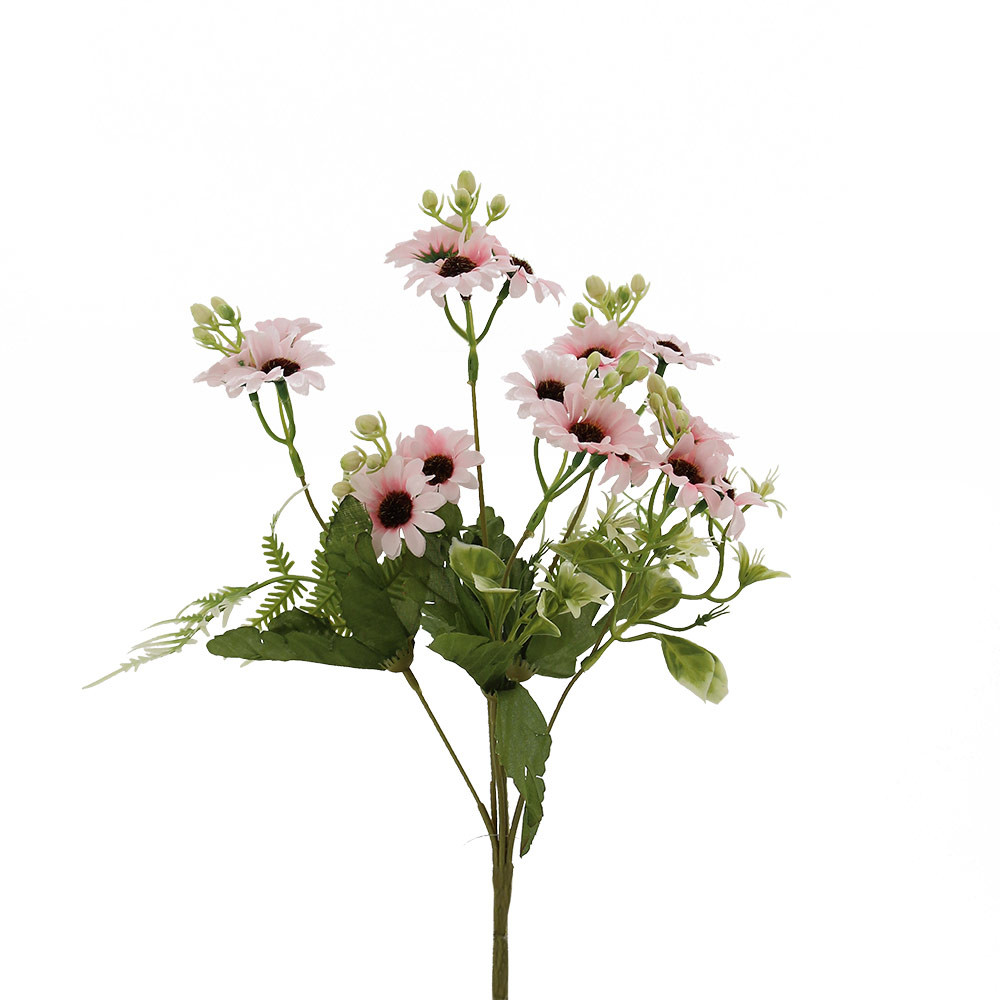 Flower Daisy Bush 18x32cm-Pink (24/240)