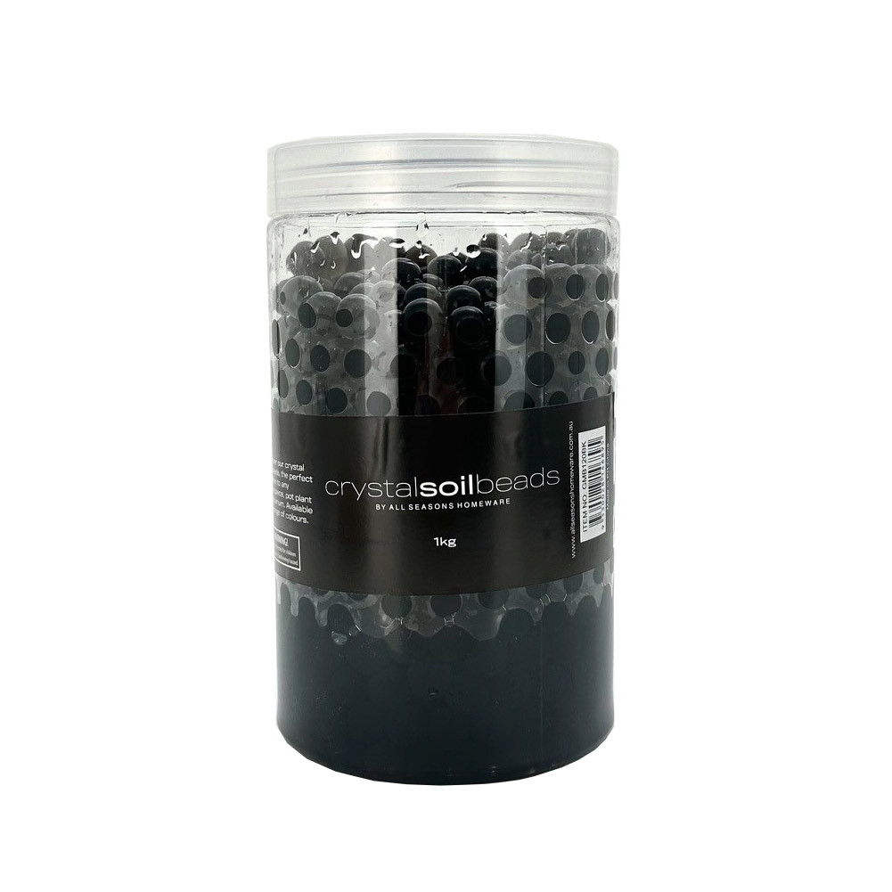 Crystal Soil Beads Hydrated1KgBlack(6/6)