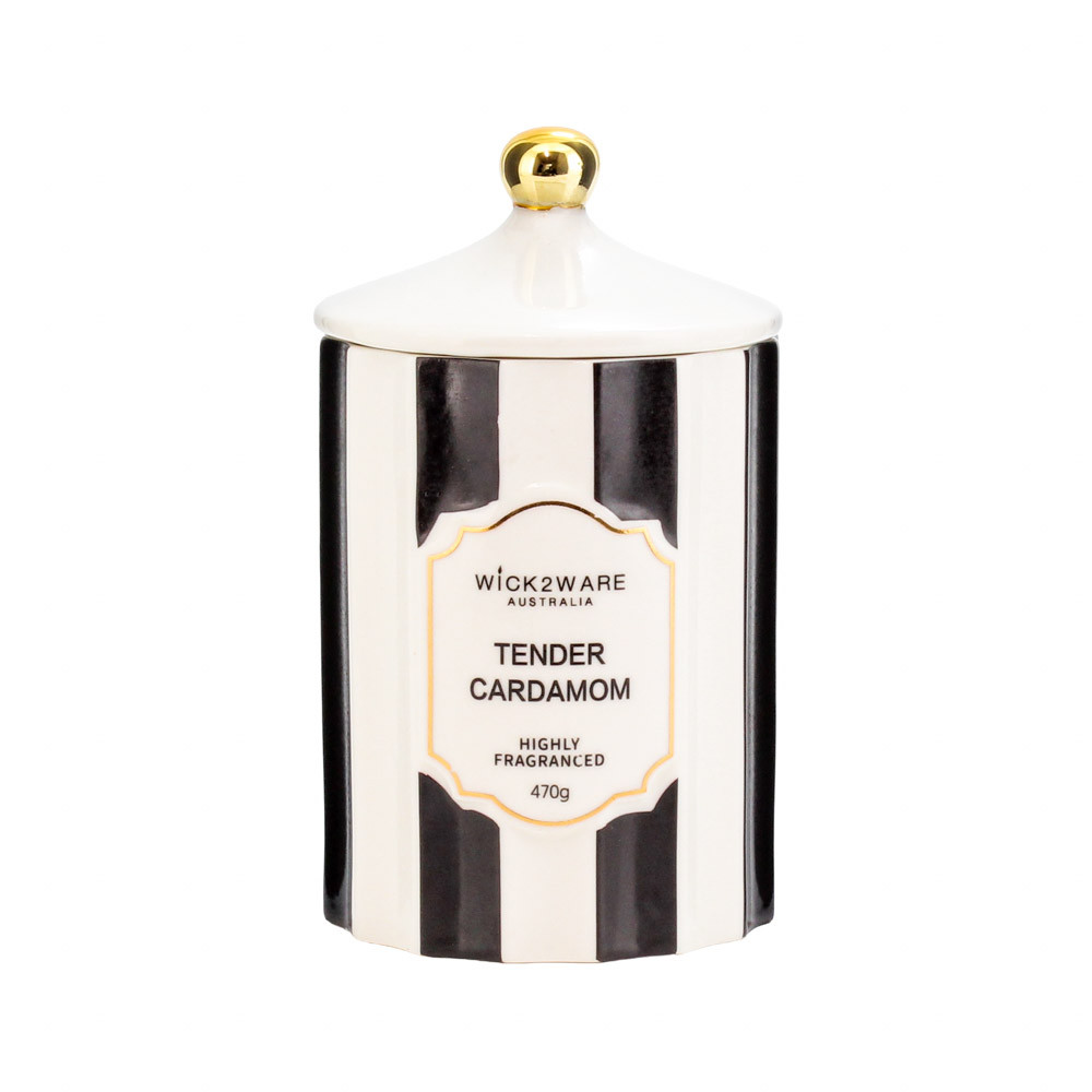 CandleSOY485gCermaticEncens Noir(1/6)