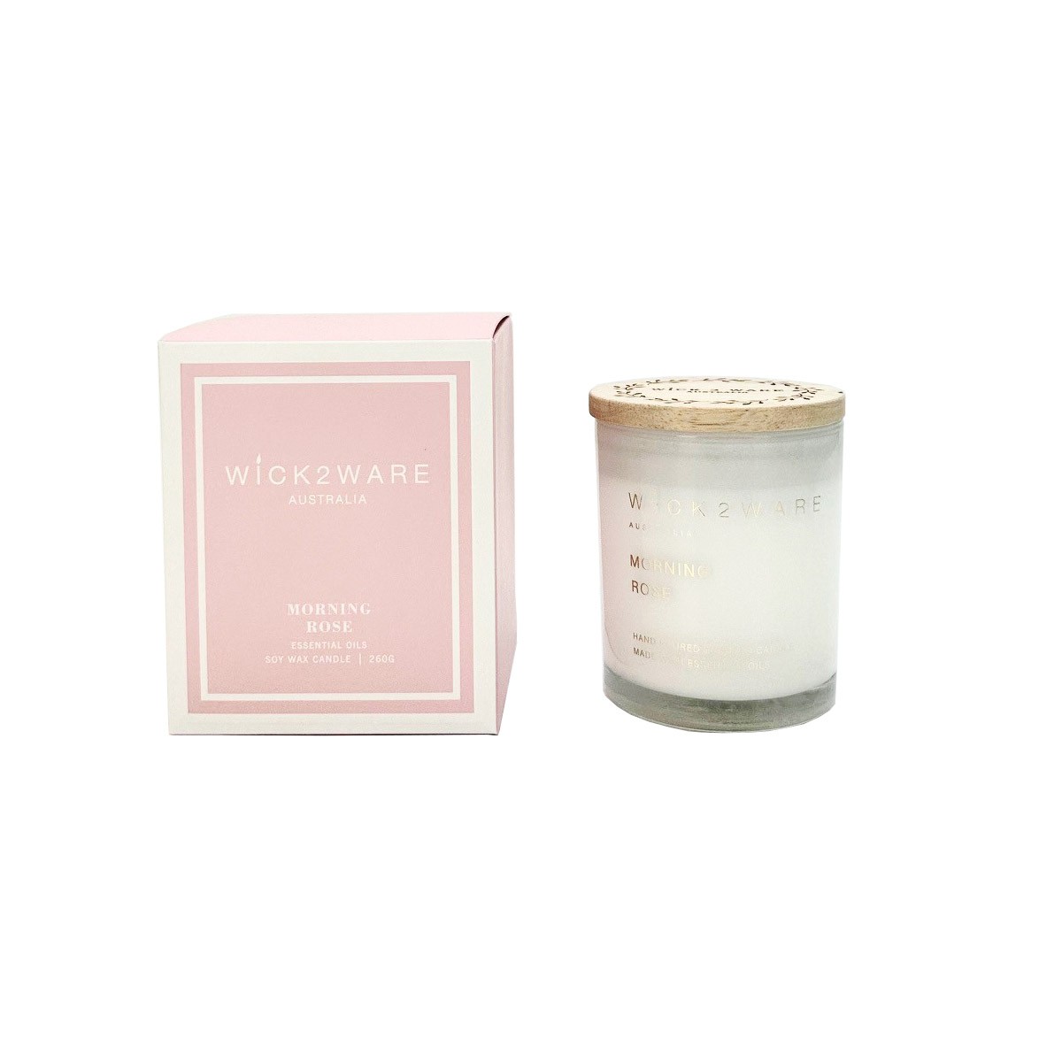CandleSOY Jar 260g Morning Rose (6/12)