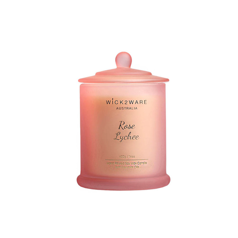 Candle Jar 400g Rose Lychee-Pink(1/6)