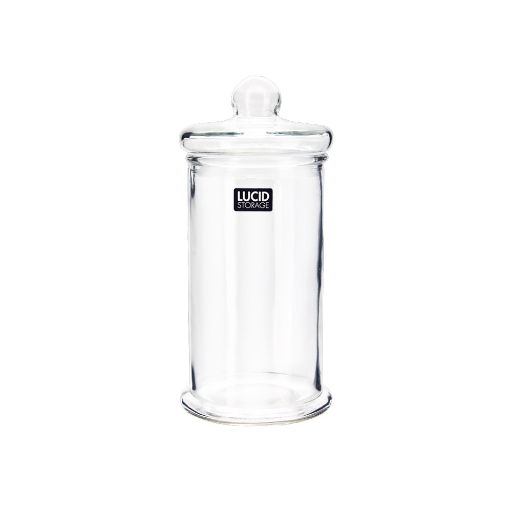 GlassCanister w/KnobLid1750Ml30cm(12/12)