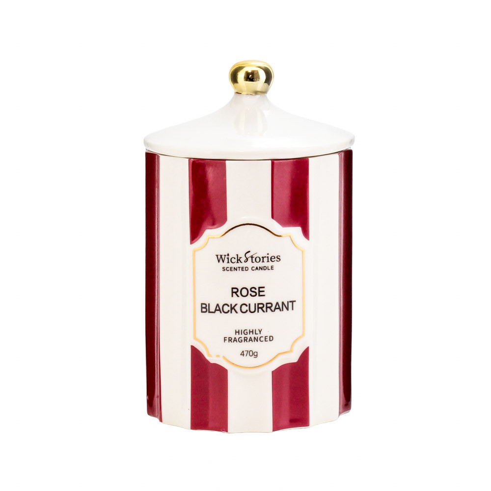 CandleSOY485gCermaticRoseDeJardin(1/6)