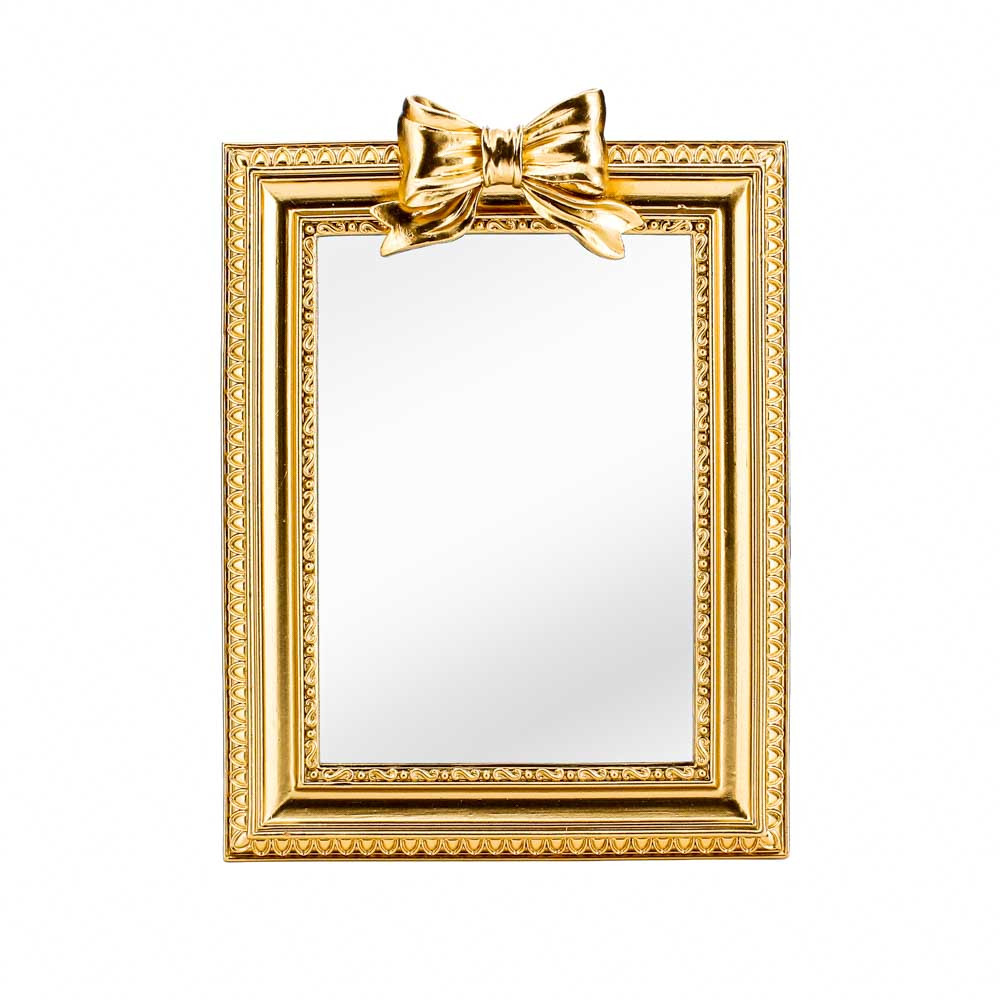 Photo Frame w/Bow 5x7 Inch - Gold (9/18)