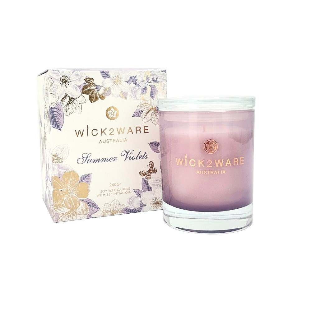 Candle Jar SOY 260g Summer Violet (6/12)